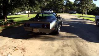 C3 1979 Corvette Exhaust OBX sidepipes with Classic Chambered VettePacks [upl. by Babbie]