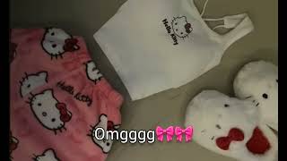 hello kitty pjs [upl. by Neelrahc679]