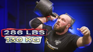 Dumbbell 130kg  Fingals Fingers [upl. by Willow]