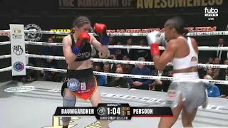 FULL FIGHT  ALYCIA BAUMGARDNER VS DELFINE PERSOON [upl. by Yttiy]