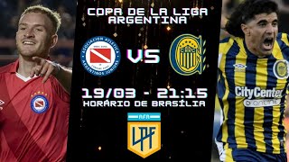 ARGENTINOS JUNIORS x ROSÁRIO CENTRAL  NARRAÇÃO 1903  COPA DE LA LIGA ARGENTINA [upl. by Ohs]