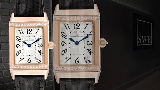 Jaeger LeCoultre Reverso Duetto Classique Rose Gold Diamond Watch 256275  SwissWatchExpo [upl. by Annaj]