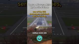 Qantas Airways A330 Hydraulic Failure  planecrash shortsfeed shorts crash [upl. by Gonyea]