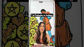 Tarot Cards as Feelings 7 of Pentacles shorts tarotcardmeaning howdotheyfeel [upl. by Sallyann]