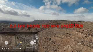 DJI FPV Drone 100 mph Speed Test [upl. by Reddin158]