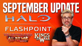 Halo Flashpoint Kings of War The Walking Dead  Ronnies September Update  Mantic Games [upl. by Aracahs743]