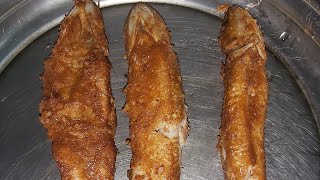 Ulava Meen Varuval recipe in Tamilbest sides dishes for Ricechilli masala fish fry recipe in Tamil [upl. by Ellenid]