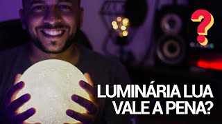 LUMINÁRIA LUA  VALE A PENA COMO FUNCIONA ABRIDO [upl. by Cash296]