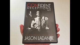 Jason Ladanye Confident Deceptions Vol 2 DVD Unboxing [upl. by Letnohs]