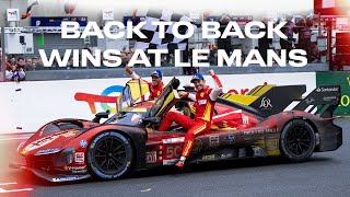 Two in a row Ferrari backtoback wins at Le Mans [upl. by Aiht]