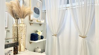 BATHROOM DECORATING IDEAS BUDGET FRIENDLY MODERN amp GLAM [upl. by Seale791]