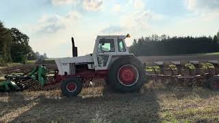 Case Agri King 1270 Plowing pt 2 [upl. by Soinski]