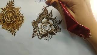 Henna Art StepbyStep Henna Practice Tutorial [upl. by Kosse]