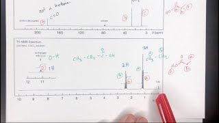 Structure Determination from Spectra 1 H NMR C NMR IR Ketone Ester Carboxylic Acid [upl. by Priestley]