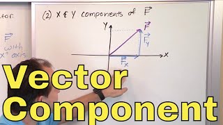 17  Calculating Vector Components in Physics Part 1 Component form of a Vector [upl. by Sibell248]