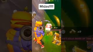 MIDAS fortnite fortnitememes gaming 2k fortniteclips fortnitereload [upl. by Aihsital970]