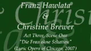 Franz Hawlata amp Christine Brewer  quotMir anvertrautquot  Act III of quotDie Frau ohne Schattenquot [upl. by Strephonn]