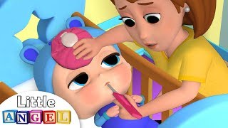 Baby Got Sick  Sick Song  Nursery Rhyme by Little Angel [upl. by Autum]