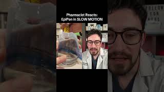 WATCH HOW AN EPIPEN WORKS pharmacist pharmacy doctorreacts epipen allergies shorts [upl. by Harv793]