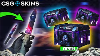 WHAT A 3000 CASE BATTLE Csgoskins Promo Code 2024 [upl. by Eirallih]