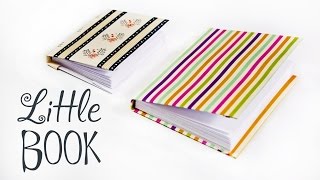 How to make a paper little book  DIY Paper Book  Paper Notebook Mini DIARY [upl. by Etnoval]