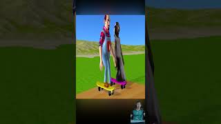 Scary Teacher 3D vs Squid Game Take Care of Tree vs SkateBoard Challenge Miss T Winning shorts [upl. by Nonnad]