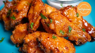 Best Homemade Buffalo Chicken Wings  Baked Buffalo Chicken Wings Recipe [upl. by Abigail]