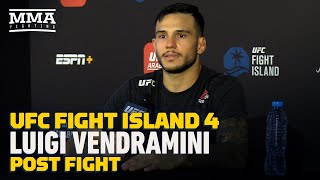 UFC Fight Island 4 Luigi Vendramini Would Have Left MMA For Normal Job With Loss  MMA Fighting [upl. by Devy455]