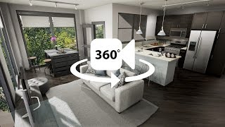 360 Apartment Flythrough Demonstration [upl. by Akirdnuhs295]