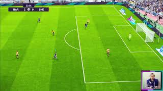 Barcelona vs Shakhtar Donetsk eFootball Pro Evolution Soccer 2021 [upl. by Maribelle]