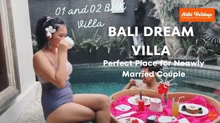 The Bali Dream Vill Private pool villa for couples couplegoals couplevlog privatepoolvilla [upl. by Epilef]