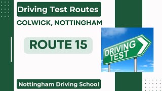 Colwick Driving Test Centre Nottingham  Driving Test Routes Route 15 [upl. by Liemaj921]