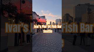 Ivars Fish Bar visitseattle seattlefoodie fishandchips foodie [upl. by Zedekiah]