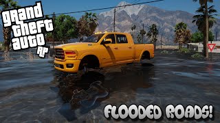 150K SEMA TRUCKS IN HUGE FLOOD IN LOS SANTOS  GTA5 RP [upl. by Ylelhsa]