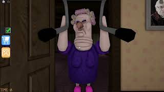 GRUMPY GRAND SCARY OBBY CAN YOU ESCAPE HER HOUSE AFTER STEALING HER COOKIES roblox obby scary [upl. by Nailliw]