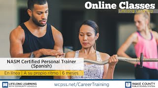 Career Training Program  NASM Certified Personal Trainer Spanish [upl. by Leamse]