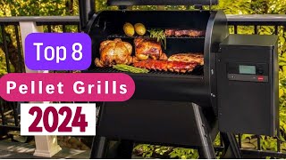 Top 8 Best Pellet Grills and Smokers Reviewed of 2024 [upl. by Jerrol]