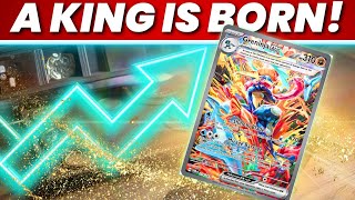 Greninja EX Explodes The NEW CHASE CARD Of Scarlet amp Violet [upl. by Suhsoj290]