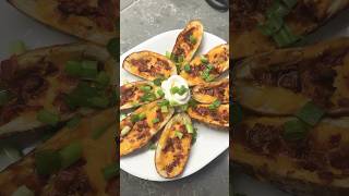 appetizer cooking food yummy delicious snacks easyrecipe barfood potatoskins eating fun [upl. by Seaver149]