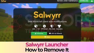 Salwyrr Launcher Process Minecraft Problem  How to Fix It Guide [upl. by Airdnahs433]