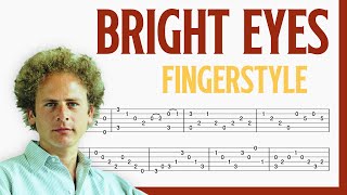 Bright Eyes  Art Garfunkel  TAB Fingerstyle for Guitar [upl. by Secnarfyram891]