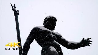 Questa è Bologna Sotto la neve In 4K [upl. by Adnik]