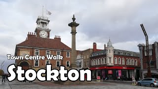 StocktononTees Town Centre Walk  Lets Walk 2020 [upl. by Machos922]