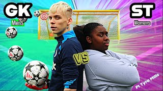 I saved  Shots Against a Pro Women’s Footballer Ft Tyra Mills [upl. by Capon]