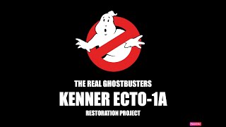 Vintage Kenner The Real Ghostbusters Ecto1A Restoration Project [upl. by Sillsby434]