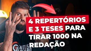 4 REPERTÓRIOS E 3 ARGUMENTOS CORINGAS PARA A SUA REDAÇÃO DO ENEM [upl. by Columbyne]