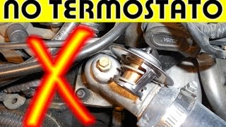 Que pasa si quitamos el TERMOSTATO del auto platica detallada [upl. by Aisorbma]