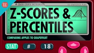 ZScores and Percentiles Crash Course Statistics 18 [upl. by Anawit]