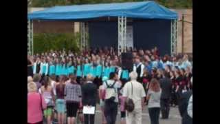 School Choirs at the Festival of Lights Lidice Czech Republic 2013 [upl. by Lanahtan]