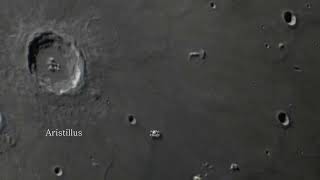 Touring by Moon rover  Crater Aristillus Cassini 에펙으로 달 표면 바다 크레이터 탐사하기 [upl. by Esital]